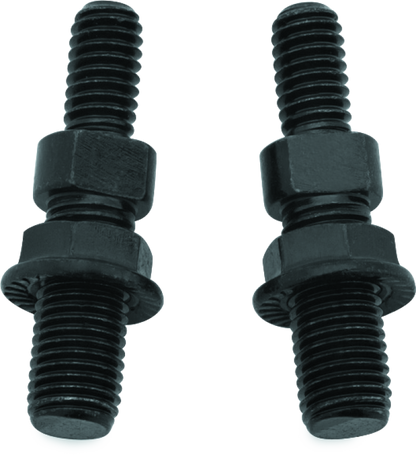 Kuryakyn Universal Mirror Adapters for Metric Cruiser Bikes, showing metal adapters on a neutral background