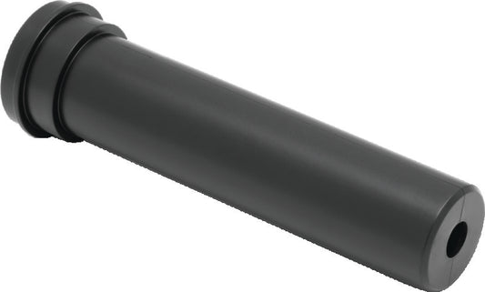 Kuryakyn throttle tube for Harley-Davidson motorcycles, part number 6302, showing the black metal grip component with mounting details.