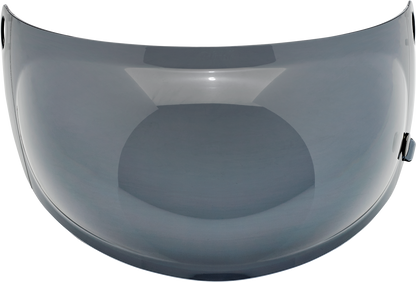 BILTWELL Gringo S Gen 2 helmet shield in smoke bubble design, compatible with Bill's Exhausts motorcycle helmets.
