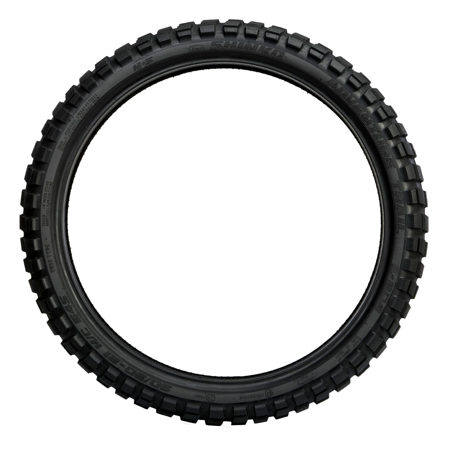 SHINKO, Shinko Tire 804 Dual Sport Front 110/80B19 59Q with Reflective Sidewall Technology