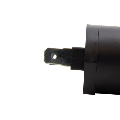 RM STATOR external ignition coil, replacement part RM06025, showing the coil with wiring and mounting components.