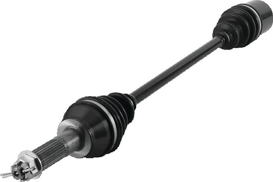 QuadBoss 12-14 Polaris RZR XP 4 900 rear left rugged axle, high-quality replacement part for off-road ATV.
