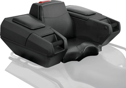 QuadBoss Traveler Trunk for powersports vehicles with large lockable storage compartments, designed for secure gear transport.