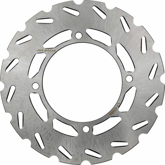 ALL BALLS 18-0085 brake rotor made of high-performance 420 stainless steel with precision ground surfaces for optimal braking.