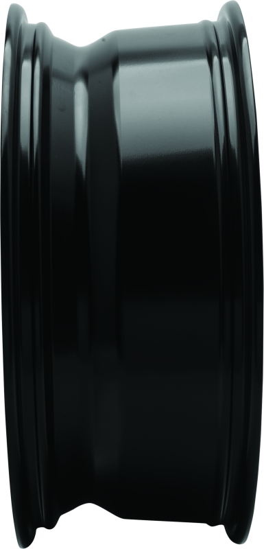 QuadBoss Slicer 18x7 powersports wheel with 4/156 bolt pattern and lifetime warranty, featuring a rugged off-road design.