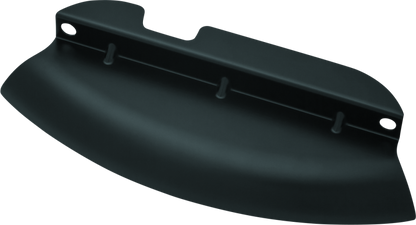 Kuryakyn lower triple tree wind deflector for Harley Davidson Touring motorcycles in black or chrome finish, mounted on the triple tree.
