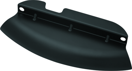 Kuryakyn lower triple tree wind deflector for Harley Davidson Touring motorcycles in black or chrome finish, mounted on the triple tree.