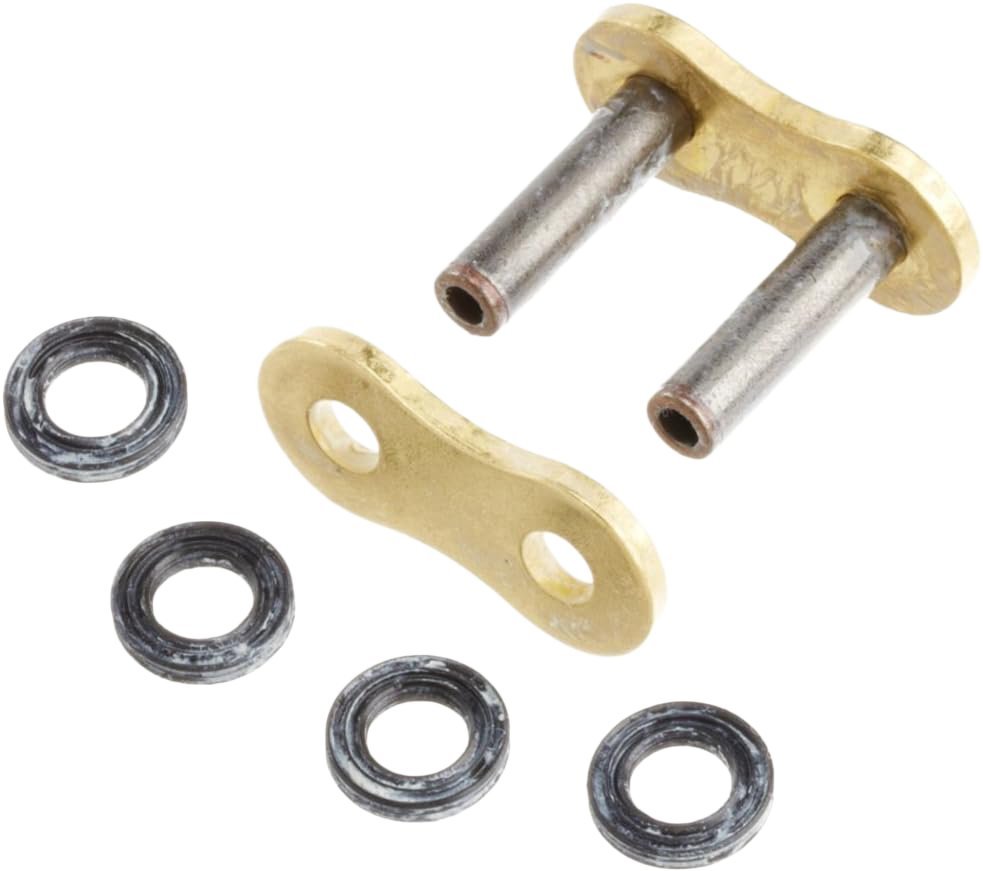 RK EXCEL, RK Excel GB520XRE-RL Drive Chain with Gold Rivet Masterlink for Street & Off-Road Vehicles
