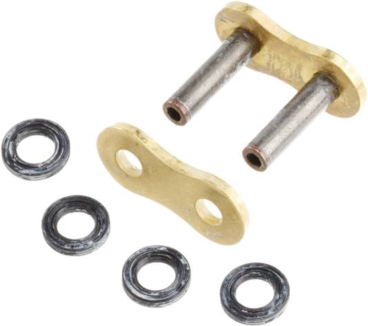 RK EXCEL, RK Excel GB520XRE-RL Drive Chain with Gold Rivet Masterlink for Street & Off-Road Vehicles