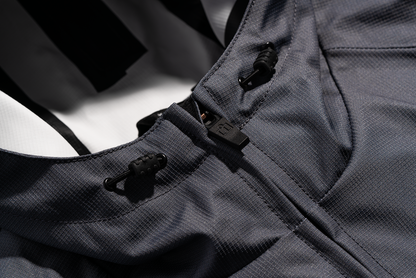 Gray ICON PDX3™ Jacket in Small by Bill's Exhausts, featuring a sleek design and comfortable fit.