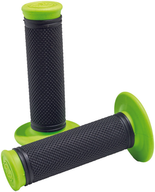 ProTaper, ProTaper Pro Series Clamp-On Full Diamond Green and Black Hand Grips - Model 023363