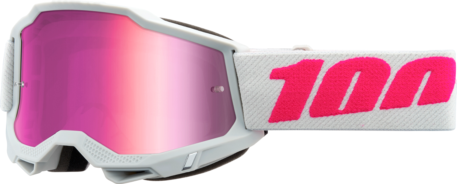 100% Accuri 2 Goggles - Keetz - Pink Mirror 50014-00019 - Howling Moto