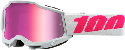 100% Accuri 2 Goggles - Keetz - Pink Mirror 50014-00019 - Howling Moto