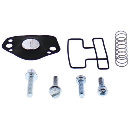 QuadBoss Yamaha YFM600 Grizzly 4x4 air cut-off valve kit installed on engine, showcasing components and hoses for ATV performance.