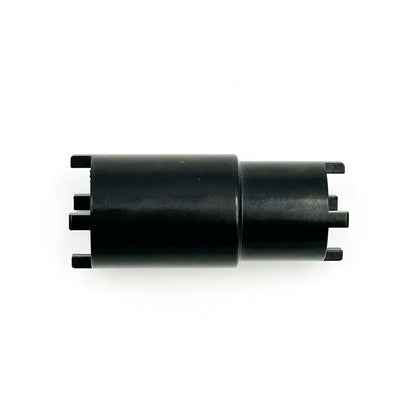 eDirtyBike 4-prong double-ended mid shaft nut tool for 10-12mm nuts, designed for bike maintenance and repair.