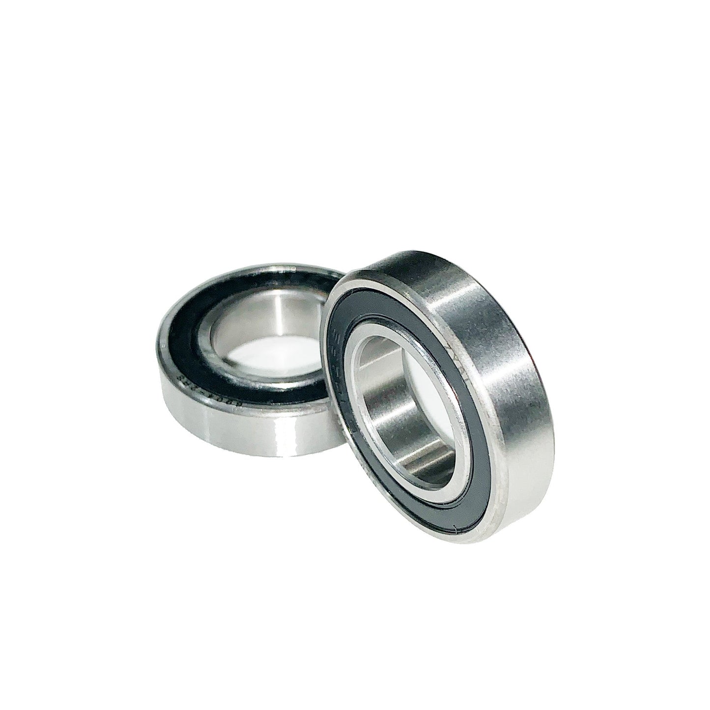 eDirtyBike swingarm bearing kit for Talaria Sting MX3 MX4 MX5 electric dirt bikes, showing bearings installed in the swingarm.