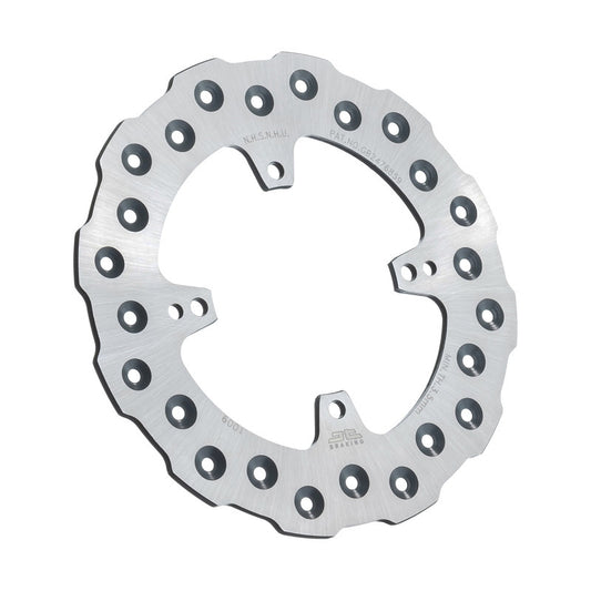 JT Rear Brake Rotor SS Self-Cleaning Hon JTD1009SC01 for off-road vehicles, showing a close-up of the durable, silver brake rotor.
