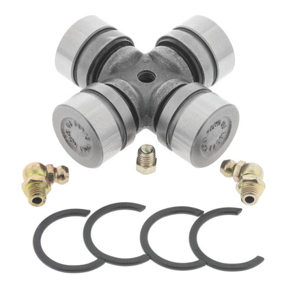 QuadBoss front axle inner universal joint for Kawasaki Mule 2510/2520, showing the metal joint with joint caps and grease fittings.