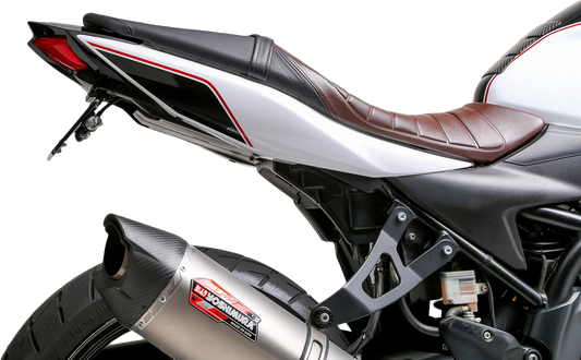 YOSHIMURA V2 Fender Eliminator Kit for Suzuki motorcycles, showing black and silver mounting hardware and sleek design