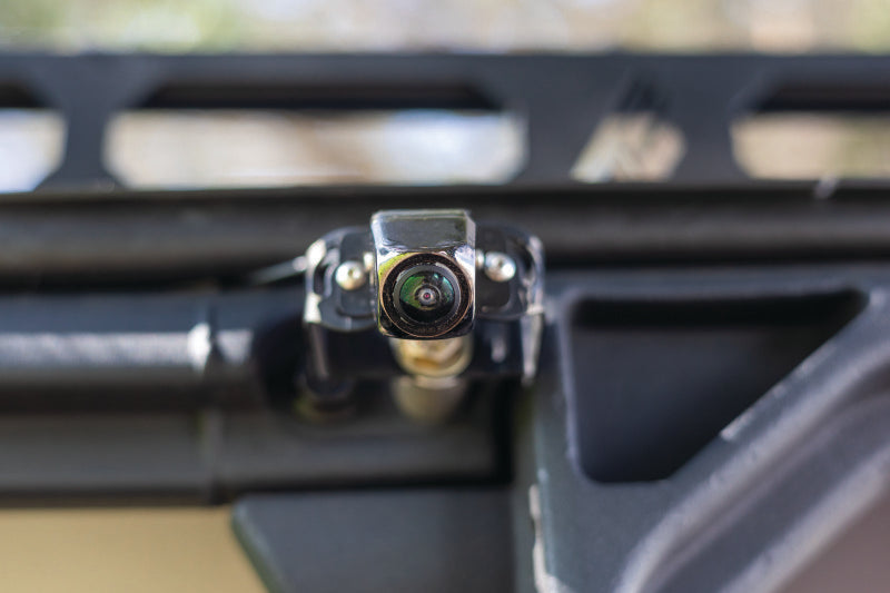QuadBoss 360 camera system with HD cameras and wireless control for powersports vehicles, shown mounted on a vehicle.