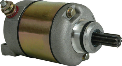 QuadBoss ATV motor starter for Polaris Outlaw 525, showing the durable electrical component designed for off-road vehicles