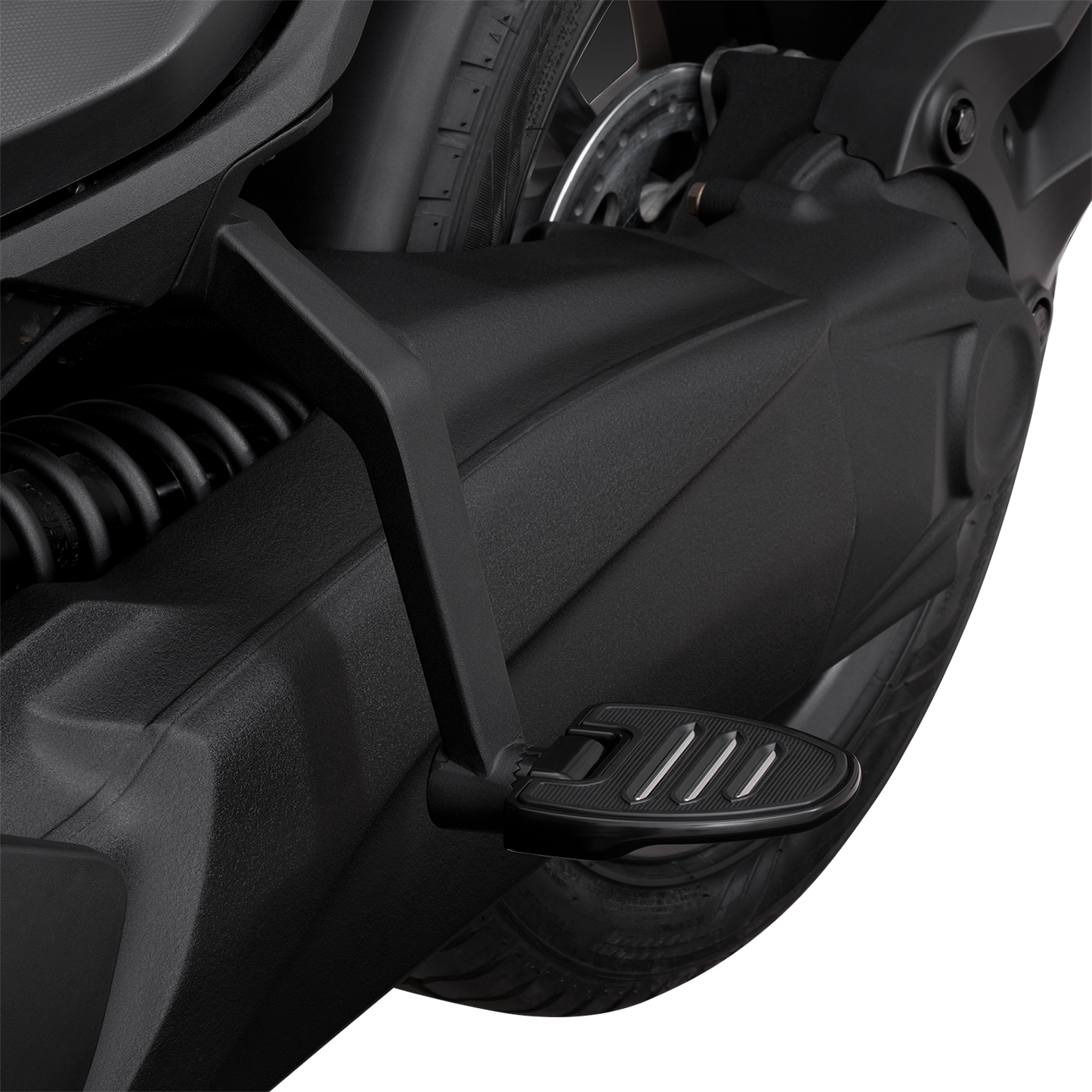 Bill's Exhausts Show Chrome adjustable passenger boards for engine applications, featuring a sleek chrome finish and sturdy construction.