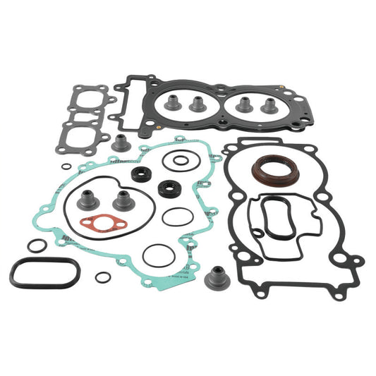 QuadBoss complete gasket set with oil seals for 2017 Polaris RZR XP 4 Turbo, showing gaskets and seals on a clean surface.