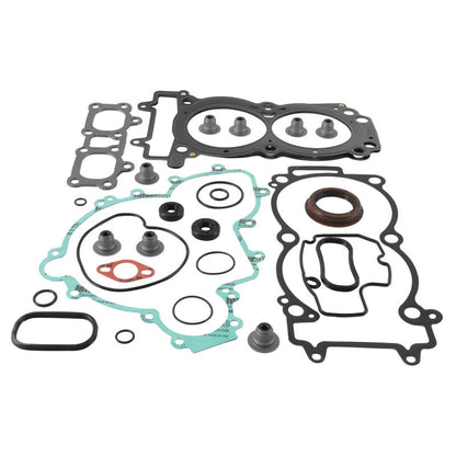 QuadBoss complete gasket set with oil seals for 2017 Polaris RZR XP 4 Turbo, showing gaskets and seals on a clean surface.