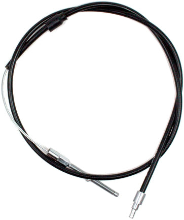 Black vinyl clutch cable by MOTION PRO, part 06-0236, designed for enhanced motorcycle performance.