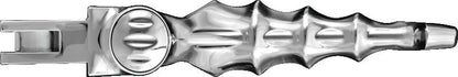Kuryakyn Zombie Levers for Harley-Davidson 2008-2009 Touring models in chrome or black powdercoat finish, shown on motorcycle handlebar