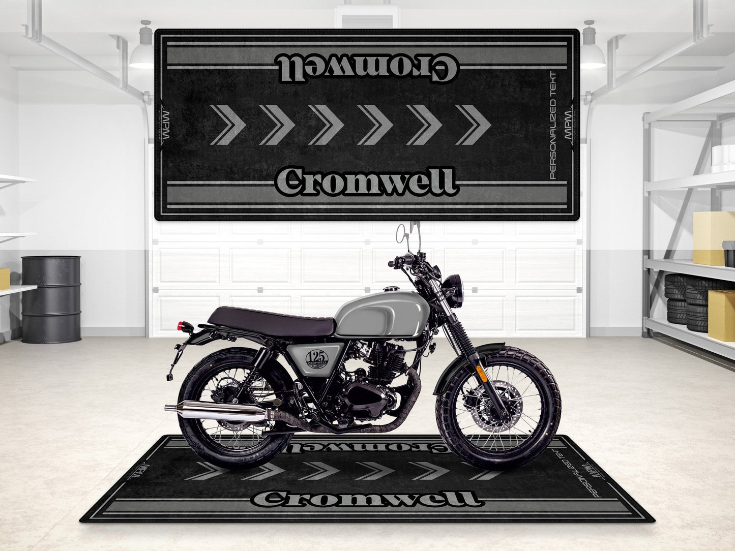 Designed Pit Mat for Brixton Cromwell Motorcycle - MM7460 - Howling Moto