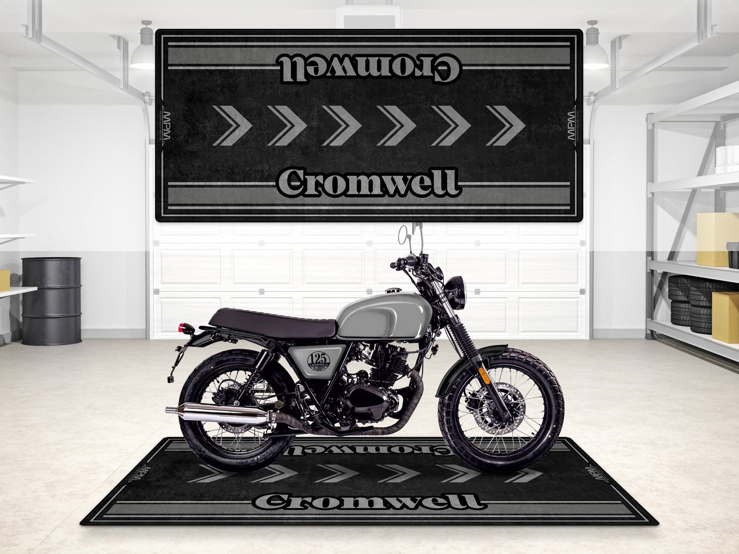Designed Pit Mat for Brixton Cromwell Motorcycle - MM7460 - Howling Moto