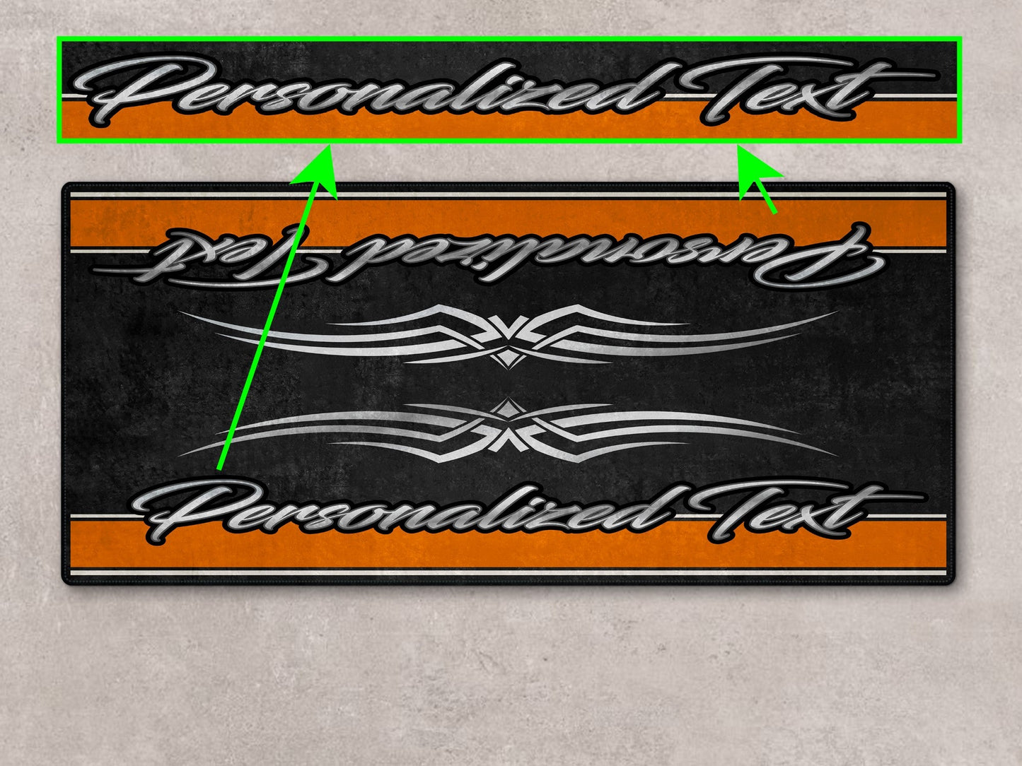 Motorcycle Mat for Touring Motorcycle "The Queen of the Highway" - MM7299 - Howling Moto