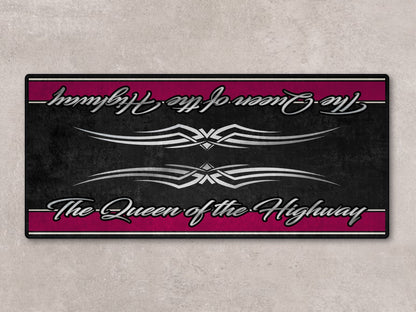 Motorcycle Mat for Touring Motorcycle "The Queen of the Highway" - MM7299 - Howling Moto