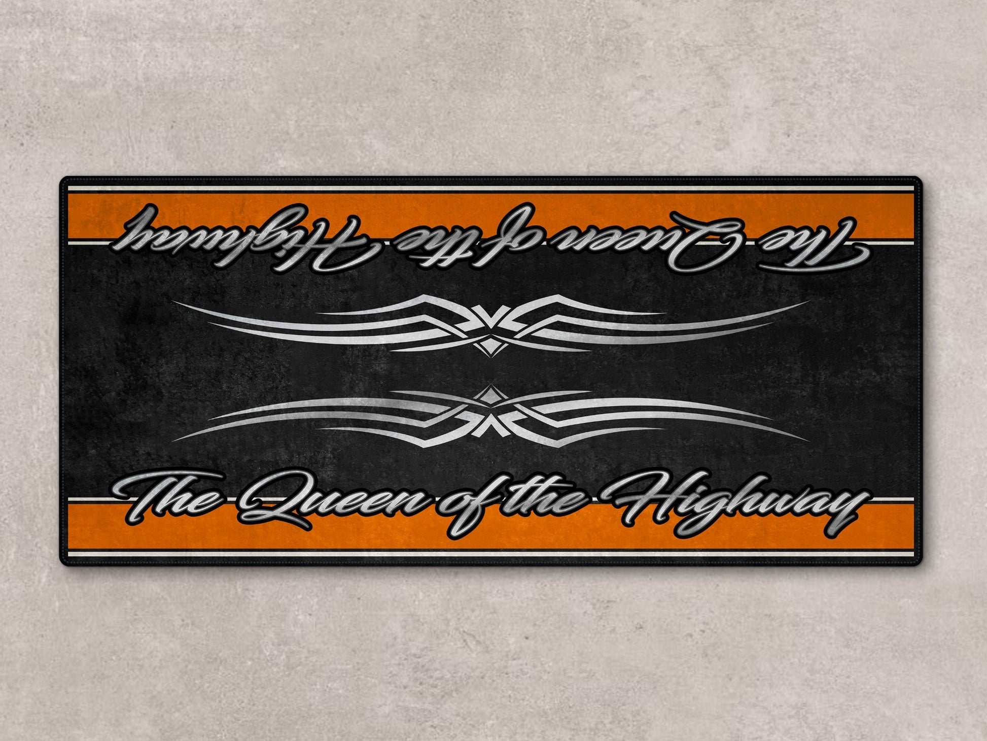 Motorcycle Mat for Touring Motorcycle "The Queen of the Highway" - MM7299 - Howling Moto