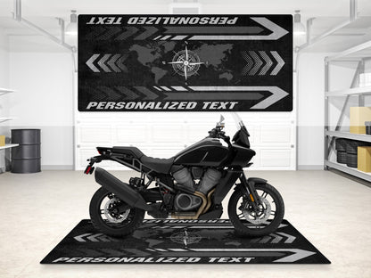 Motorcycle Mat for Adventure Motorcycle "The Adventure King" - MM7341 - Howling Moto