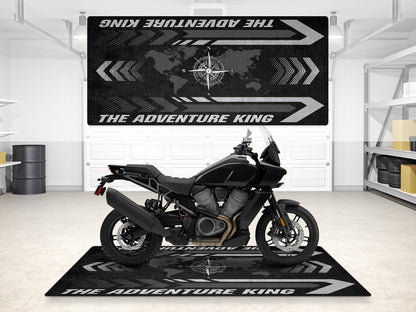 Motorcycle Mat for Adventure Motorcycle "The Adventure King" - MM7341 - Howling Moto