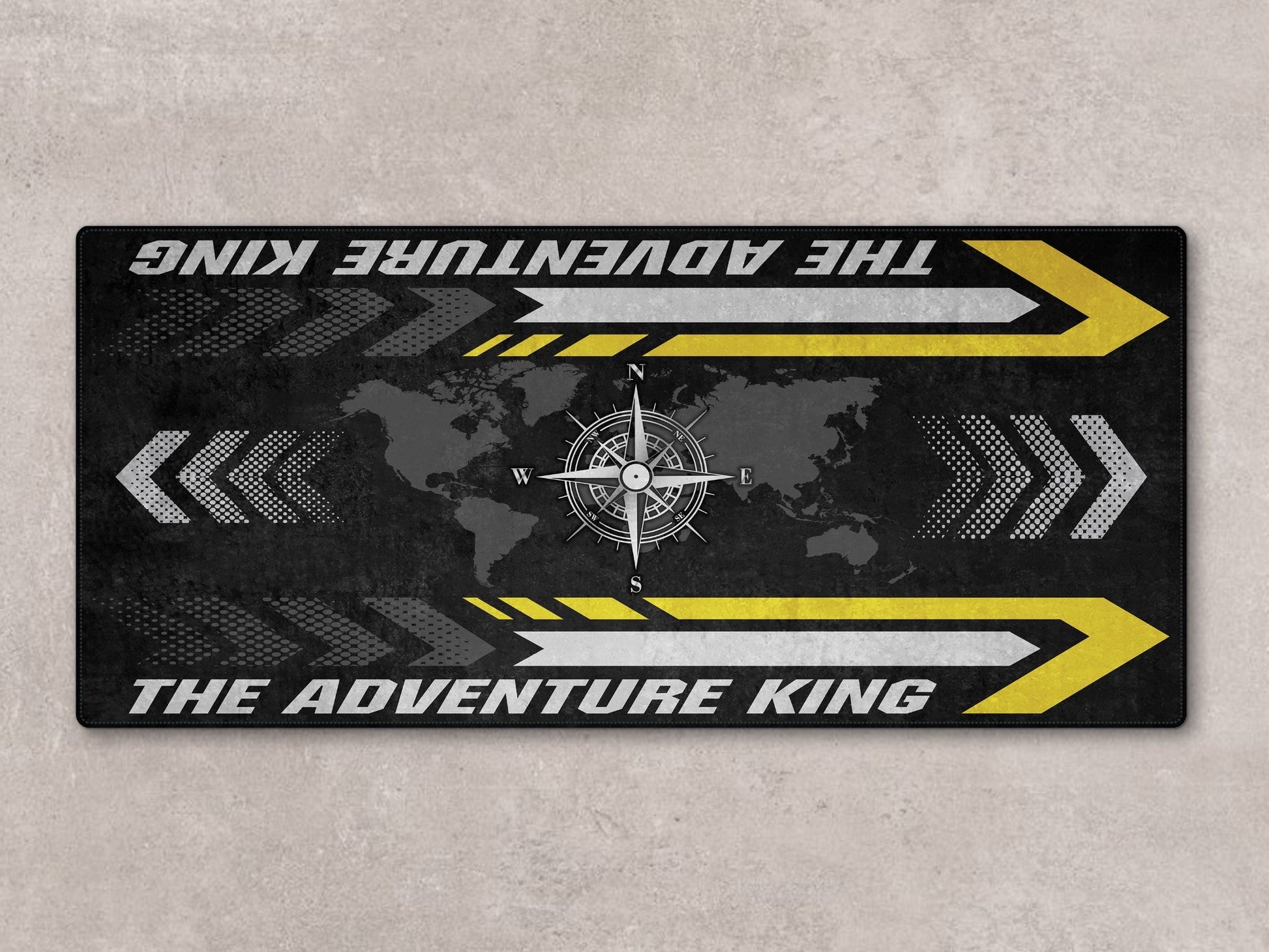 Motorcycle Mat for Adventure Motorcycle "The Adventure King" - MM7341 - Howling Moto