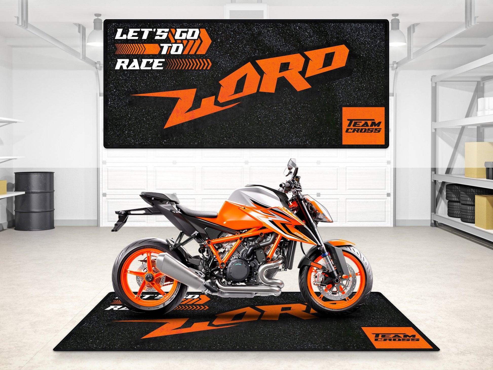 Designed Pit Mat for KTM Motorcycle (Lord) - MM7218 - Howling Moto