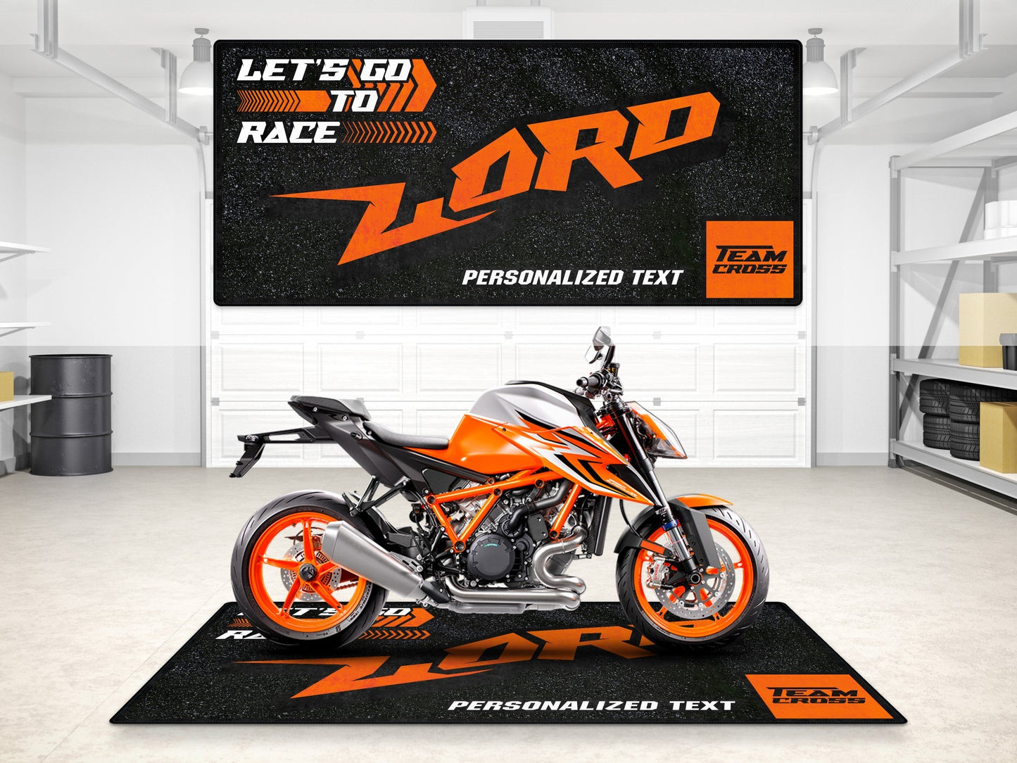 Designed Pit Mat for KTM Motorcycle (Lord) - MM7218 - Howling Moto