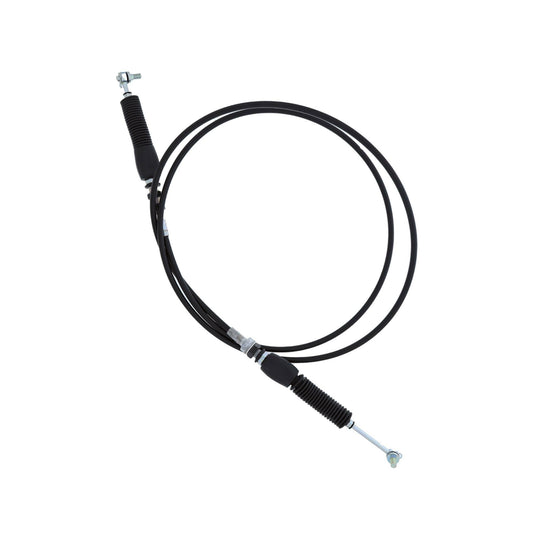 ALL BALLS ATV shift cable with heavy-duty push-pull design and UV-resistant rubber boots, shown in the image.