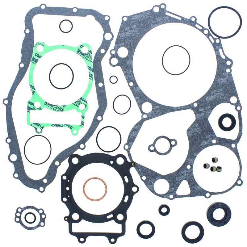 QuadBoss Arctic Cat 650 H1 4x4 gasket set with oil seals, includes complete engine gasket components and sealing parts.