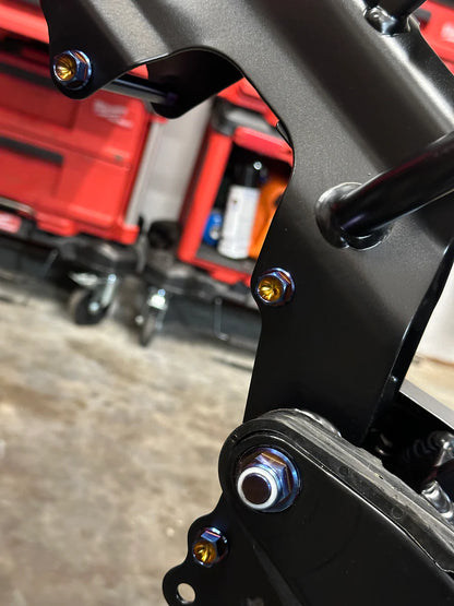 DHM CRF110 Titanium Engine Mount Hardware - Howling Moto