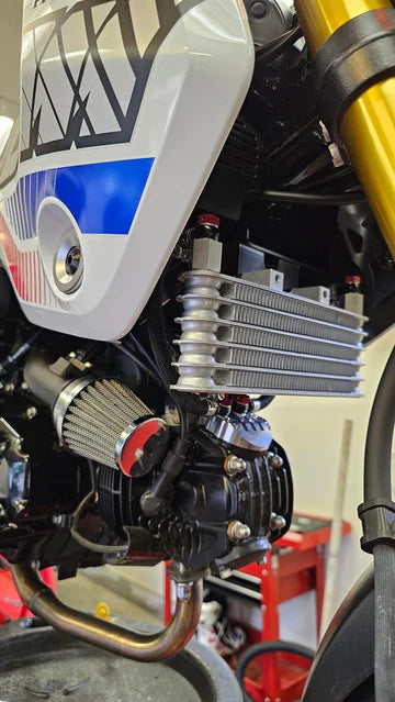 Kitaco x DHM 5-Row Oil Cooler Kit for the 2022+ Honda Grom - Howling Moto
