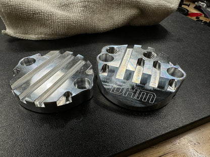 DHM Billet Valve Cover Set with Oil Ports for the 2022 Honda Grom / Monkey - Howling Moto