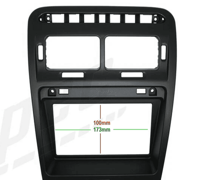 ZSPEC RHD Double-Din Radio Bezel w/Brackets for '90-99 Nissan Z32 300zx - Howling Moto