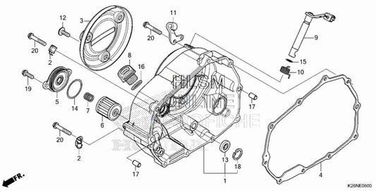 Honda Grom 2022 + Right Crankcase Cover