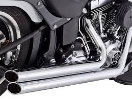 IN STOCK VANCE & HINES Big Shots Staggered Exhaust System - Chrome 17959 - Howling Moto