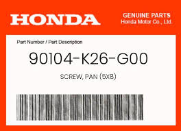 Honda Pan Screw (5x8) 2022-2026 - Howling Moto
