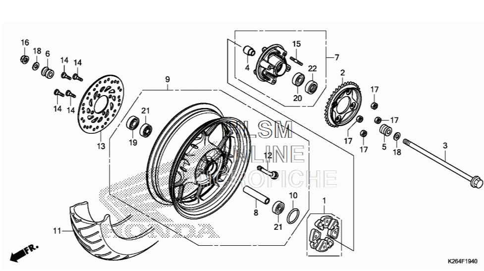 Honda Grom Monkey Wheel Damper Set